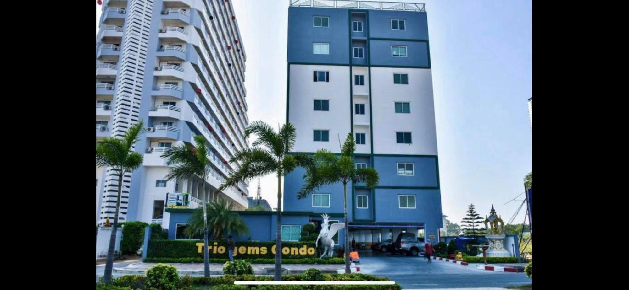 Trio Gems Condo, Pattaya Thailand جومتين بيتش المظهر الخارجي الصورة